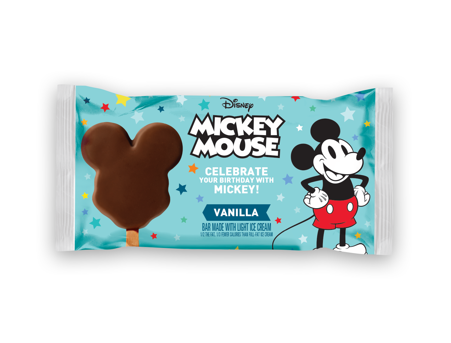 DISNEY® Mickey Mouse Vanilla Light Ice Cream Bars | Disney®