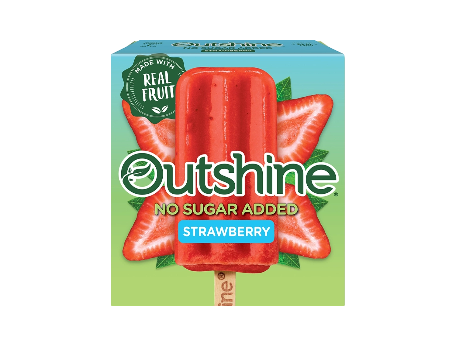 Outshine Strawberry No Sugar Added Fruit Bars